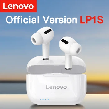 A Lenovo LP1S TWS Fone de ouvido Bluetooth Esportes Fone de ouvido sem Fio Estéreo de Fones de ouvido hi-fi de Música Com Microfone LP1 S Para o Android Smartphone IOS