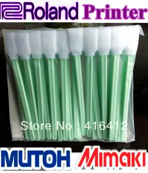 A DHL-3000 pcs de amostras para Roland, Mimaki Mutoh Impressora Solvente de Limpeza com Cotonetes Espuma de Limpeza Esfregaço Grande Cotonetes