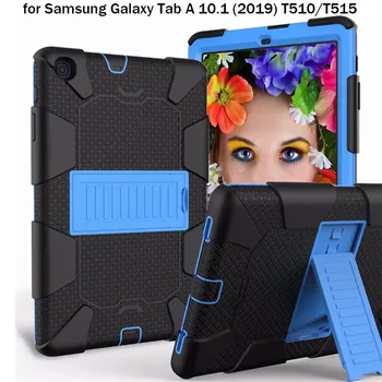 PC capa de Silicone para Samsung Galaxy Tab UMA 10,1 SM-T510 T515 2019 Novo Tablet Funda Tampa à prova de Choque para Um Samsung Tab 10.1 2019