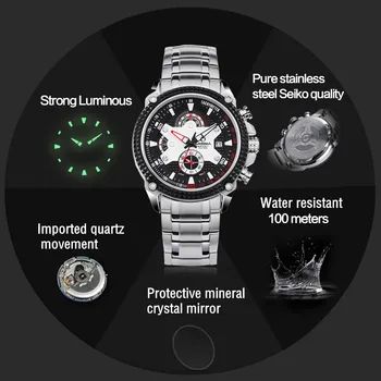 Novo!2017 CASIMA -seller Relojes Homens Relógios de Marca de Luxo Relógio Homens Militar Impermeável Esporte Relógio de Quartzo do Reloj Hombre