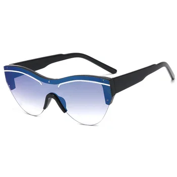 2020 Novas Cateye Vintage Preto Óculos de sol das Mulheres da Marca de Design Retro Triângulo de Óculos de Sol Feminino Tons Senhoras Carta UV400 Óculos