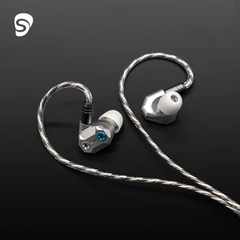 Shuoer Fita Pro Composto Eletrostática Dinâmica Acústica Ajuste de Aparelhagem de Música, Monitor de Audiphile Músico De ouvido Fones de ouvido Fones de ouvido