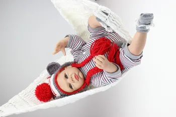 NPK, 50cm de Silicone macio renascer boneca bebê boneca reborn forgirls presente bebe vivo bonecas reborn de silicone inteiro brinquedos