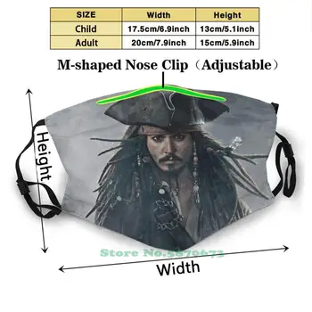 Piratas Do Caribe Moda Máscaras De Proteção Piratas Do Pirata Black Pearl Filmes