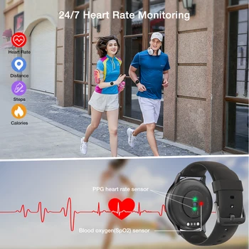 UMIDIGI Uwatch 3S Smart Watch Homens Mulheres 5 ATM Impermeável Para Android, IOS Relógio de frequência Cardíaca Sono Monitoramento do Smartwatch