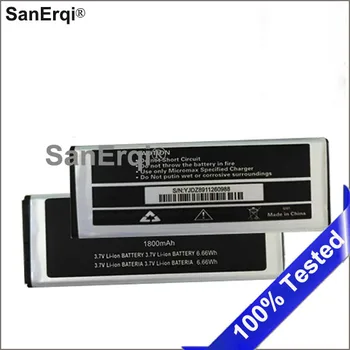 Bateria Para Micromax Q301 Bateria de Alta Qualidade 1800mAh Bateria de Acumuladores