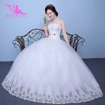 AIJINGYU de casamento de luxo capina vestido formal vestidos de WK837