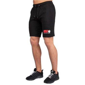 2019 Homens Academias de Fitness Musculação Shorts de Verão Casual, Moda Praia Calças Curtas Masculino Treino de Crossfit de Algodão Calça com shorts