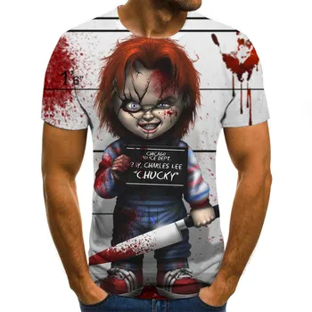 2020 em 3d, o palhaço prin t-shirt Horror t-shirt de verão harajuku style tees top tamanho XXS-6XL entrega gratuita