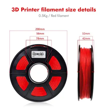 SUNLU 1,75 mm TPU de Filamentos Flexíveis de 0,5 KG de Soft 3D Impressão de material de Filamentos flex 1,75 mm Impressora 3D de Modelagem