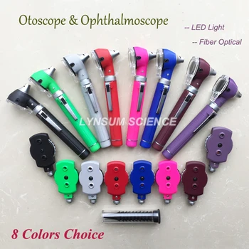LED de Fibra Óptica Oftalmoscópio Otoscópio Opthalmoscope o Cuidado da Orelha ENT Exame de Diagnóstico