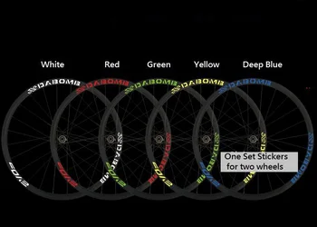 Roda Vinheta de Mountain Bike Bicicleta MTB Aro Reflexiva Cor Fluorescente 26er 27.5 er 29er para DABOMB