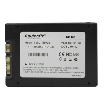 Goldenfir 2.5 SATA2 SATA3 SSD 60GB 16GB 240GB SSD 120GB 240g de estado sólido interna 360g 480 500 960 g 1t disco rígido para o Computador