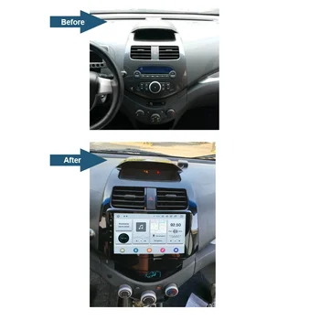 Autoradio para Chevrolet Spark Bater Matiz Creative 2010-auto-Rádio Multimídia Vídeo Player 2din de Navegação Estéreo DSP 4G+64G