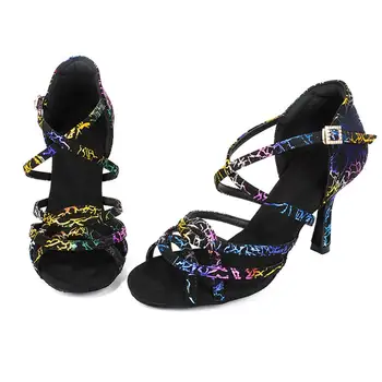 Hipposeus Meninas De Dança Latina Sapatos Mulheres Senhoras Salão De Dança Moderna, Dança Tango Sapatos De Salto Alto Praticar Dança Sapatos De Desempenho