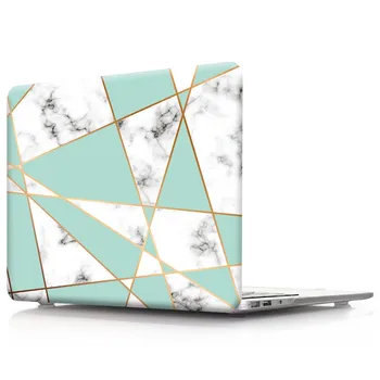 Novo Casca Dura Laptop case para Apple MacBook Air Pro Retina 11 12 13 15 16 Polegadas Anti-queda caso de Laptop com a Série Padrão de Mármore