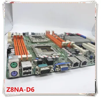 Placa-mãe original Para ASUS Z8NA-D6 LGA 1366 DDR3 para Xeon 5500 cpu UDIMM 24GB,RDIMM 48GB Desktop motherboard