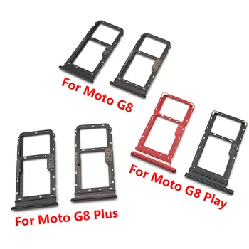 20Pcs Novo Cartão SIM, Ranhura Titular Com um Adaptador de Cartão SD Peças de Substituição Para o Motorola Moto G8 / G8 Plus / G8 Jogar