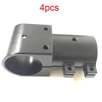 4PCS de Liga de Alumínio D25mm Tee Conjunta de 25 a 25 mm de Três vias Tripé de Carbono, Tubo Fixo Conector do Adaptador para a Planta UAV Multirotor