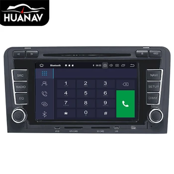 Jogador do carro DVD GPS de Navegação Multimédia Estéreo Para Audi A3 S3 2003-2012 Auto Rádio Leitor de Áudio Android9.0 4GB+32GB