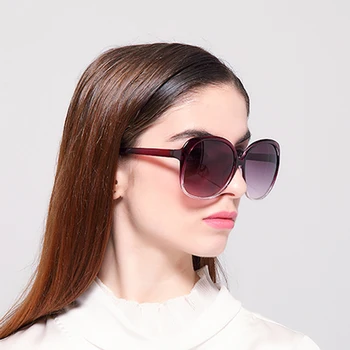 FEISHINI 2020 Moda Grande Óculos de Armação de Senhoras Feminino Vintage de Alta Qualidade Clássica de Belo Oval Óculos de sol das Mulheres Polarizada