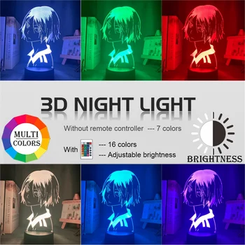Haikyu!! Noite do diodo emissor de Luz de Anime Kozume Kenma Lâmpada para Decoração do Quarto do Nightlight crianças, Crianças de Presente de Aniversário Haikyuu Kenma Luz