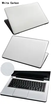 Etiqueta Laptop Pele Decalques de fibra de Carbono Capa Protetor para DELL Inspiron 3480 Vostro 3480 Latitude 3490 14