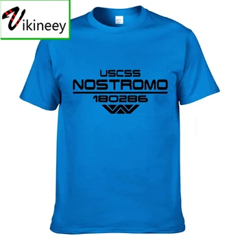 Nostromo Alienígenas Alienígenas Scifi Homenagem Dia De Natal, A T-Shirt Mens Engraçado Verão Do Algodão Do T-Shirt Personalizada Diy Tees Tops