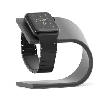 Alumínio Carregador de Carga Titular Stand dockstation para Apple Relógio 38mm 42mm 44 para Aplle Iwatch Applewatch Berço Titular do Telefone