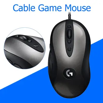 Logitech G MX518 Clássico com Fio Mouse para Jogos 16000DPI 8 Botões Programáveis Ratos HERÓI Sensor Clássico Mouse Para PUBG LOL