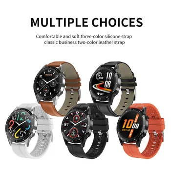 T30 Smart Watch Homens de Chamada Bluetooth Adequação da frequência Cardíaca Pressão Arterial Monitor de Oxigênio IP67 Impermeável Esporte Smartwatch PK L13 L7