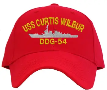 Impresso USS Curtis Wilbur DDG-54 Boné de Beisebol - Disponível em 7 Cores - Hat