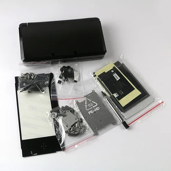 6 Cores de Substituição de Habitação completo Shell Case Capa com o botão ecrã lente de etiqueta para a Nintend 3DS Consola de jogos