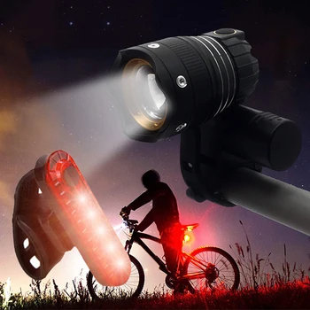 A Luz de bicicleta de Carregamento por USB LED Brilho Noite lanterna traseira de Equitação Luz de Advertência de Segurança Impermeável Portátil Traseira da Cauda Luz da Lâmpada GM
