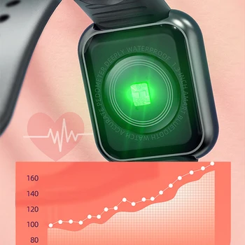 Smart Watch Bluetooth Impermeável SmartWatch Monitor de frequência Cardíaca Inteligente Homens do Relógio Pulseira de Fitness Tracker Banda para Android i0S