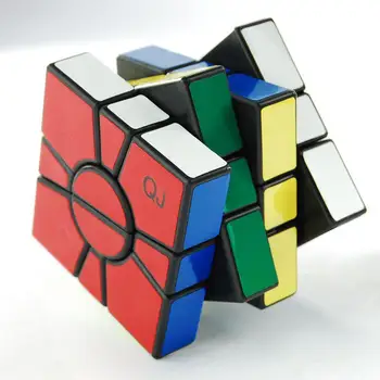RCtown QJ Super Quadrado de Um Quebra-cabeça Cubo profissional de velocidade, cubos de cubo Mágico de Adultos brinquedos educativos para estudantes