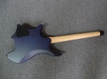 Frete grátis sem cabeça, a guitarra elétrica profissional de guitarra de 6 Cordas loja de Fábrica azul Sem cabeça, a guitarra elétrica