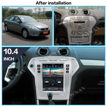 PX6 4+64 Tesla estilo Android 8 Car Multimedia Player Para Ford Mondeo Fusão MK4 2007-2010 GPS de Navegação de rádio de vídeo em tela grande