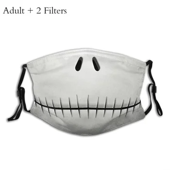 A Abóbora do Rei Sorriso Lavável Boca Máscara Engraçado Feliz Reutilizáveis Máscaras Com Filtros Anti Neblina Máscara