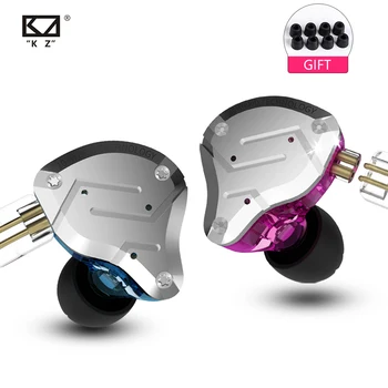 KZ ZSN PRO 1BA+1DD de tecnologia Híbrida, APARELHAGEM hi-fi de Metal Em Fones de Ouvido de Baixo Earbud Esporte Fone de ouvido com Cancelamento de Ruído ZS10 PRO ZST AS10