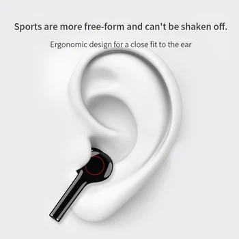 Tws Bluetooth 5.0 Sem Fio, Fones De Ouvido Controle De Toque Hd Estéreo Esporte Impermeável Fone De Ouvido Música Fones De Ouvido Com Microfone Handfree Para Celular