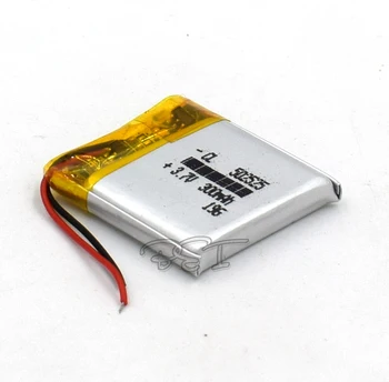 10Pcs 3.7 V bateria Recarregável de 300mAH 502525 Li-íon de lítio do Polímero do Li-íon da Bateria para o Brinquedo em seu GPS mp3 mp4 alto-Falante Leitor Gravador de Câmera
