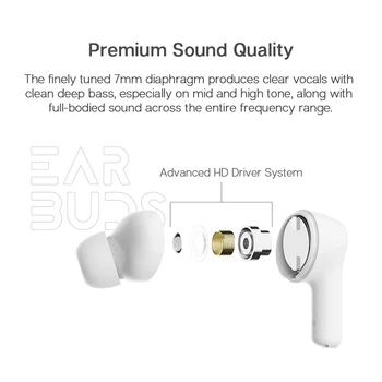 Versão Global Honra Escolha Verdadeira sem Fios de Fones de ouvido do TWS sem Fio Fone de ouvido Bluetooth Dual-Redução de Ruído de microfone Bluetooth 5.0