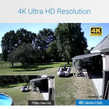 ANNKE 4K Ultra HD 8CH de Vídeo do Sistema de Segurança de 8MP 5in1 H. 265 DVR Com 4PCS de 8MP à prova de Intempéries ao ar livre de CCTV Câmeras de Vigilância Kit