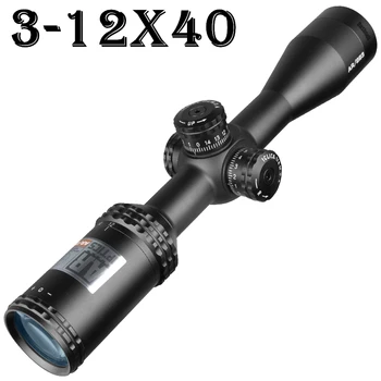 1-4x24 AR Ótica Zona de rebaixamento-223 Retículo 4.5-18x40 Tático Riflescope Com Destino Torres de Caça Escopos Rifle Para Sniper