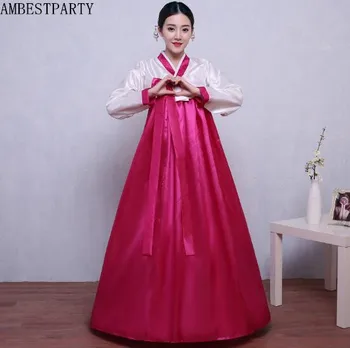 Quente 2020 coreano Tradicional Traje de Minoria Étnica de Dança Hanbok Palco Cosplay de Halloween Antigas Nacional de desempenho do Vestuário