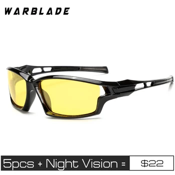5pcs/monte dos Homens de Moda Óculos Polarizados Elegantes Óculos de Sol Masculino UV400 Polarizada para a Condução de Óculos Estilo Eyewears Atacado