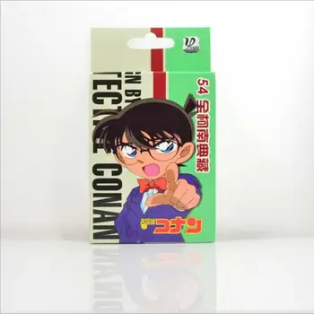 Anime Detective Conan Cartas de Poker de brinquedo Cosplay Jogo de Tabuleiro, Cartas Com Caixa Frete Grátis
