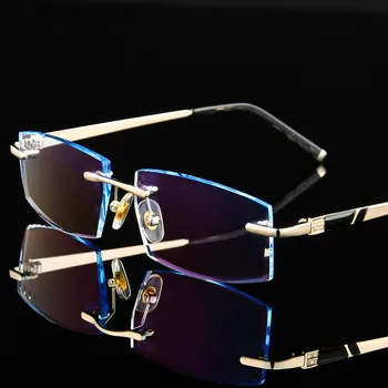 Alta Qualidade de Óculos de Leitura Diamante de Corte de Óculos claros Anti-fadiga Presbiopia Óculos +1.0 +1.5 +2.0 +2.5 +3.0 +3.5 +4.0