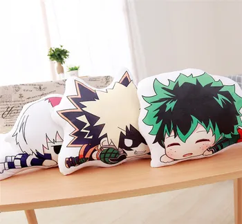 Anime de pelúcia almofadas Boku no Meu Herói Academia Midoriya Izuku cartoon impressão de almofadas cosplay filhos adultos Kawaii travesseiro
